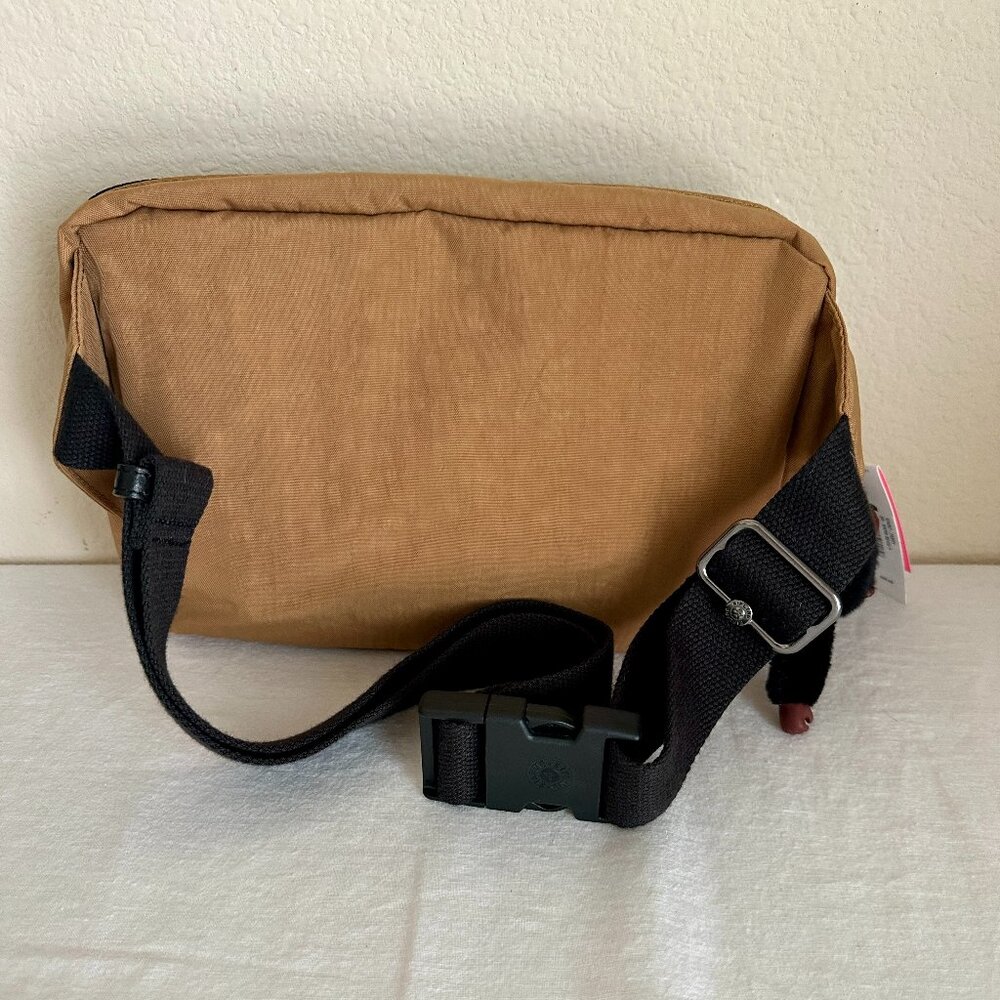 Kipling Tarry Hip Or Sling Crossbody Bag Mustard Beige Lightweight KIA8X7 (NEW) - Picture 12 of 16